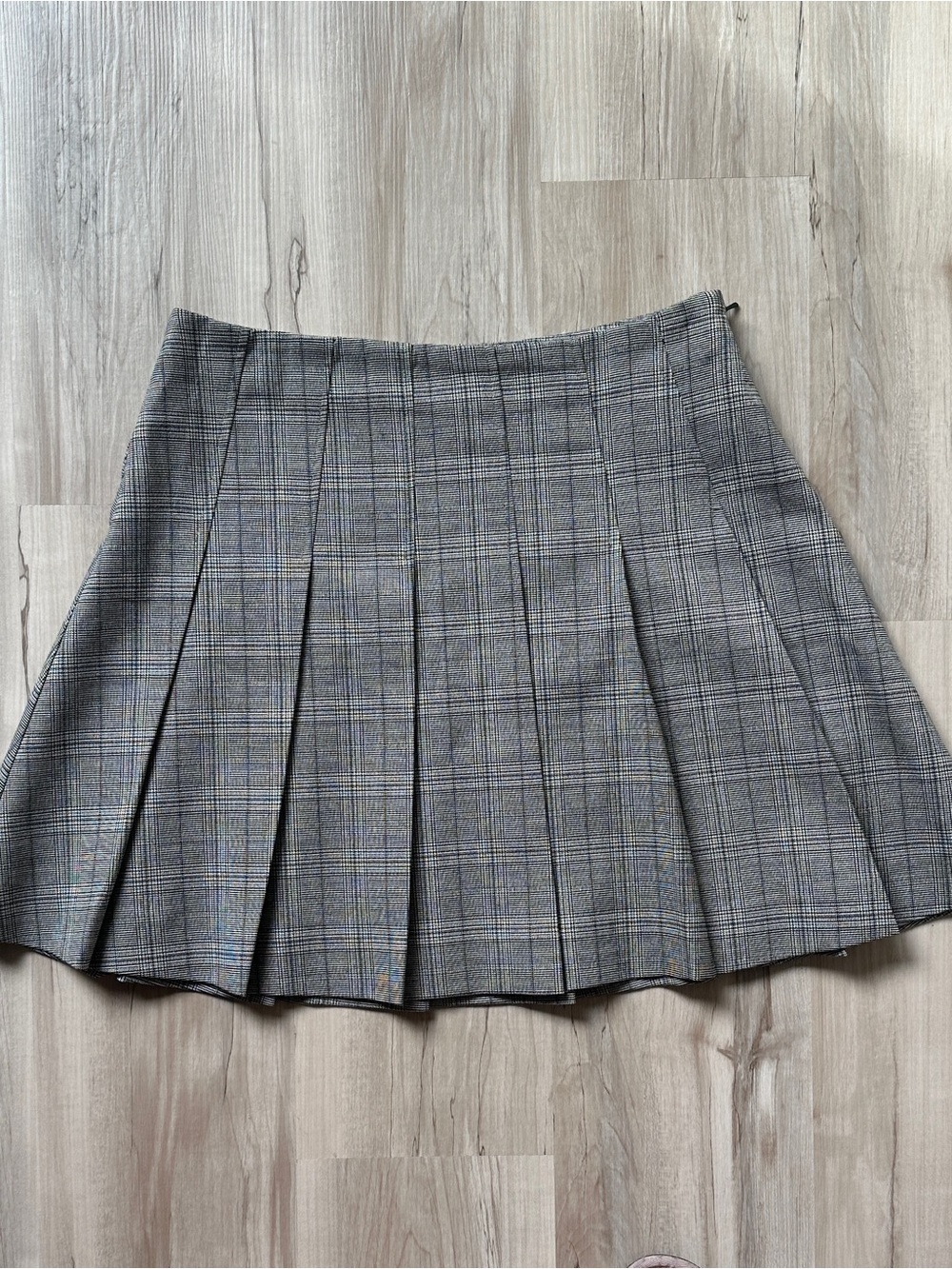Ever New Glen Plaid Pleated Mini Skirt Size US 6